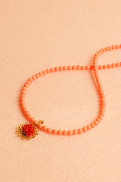 Collar de Coral Las Flores Oro