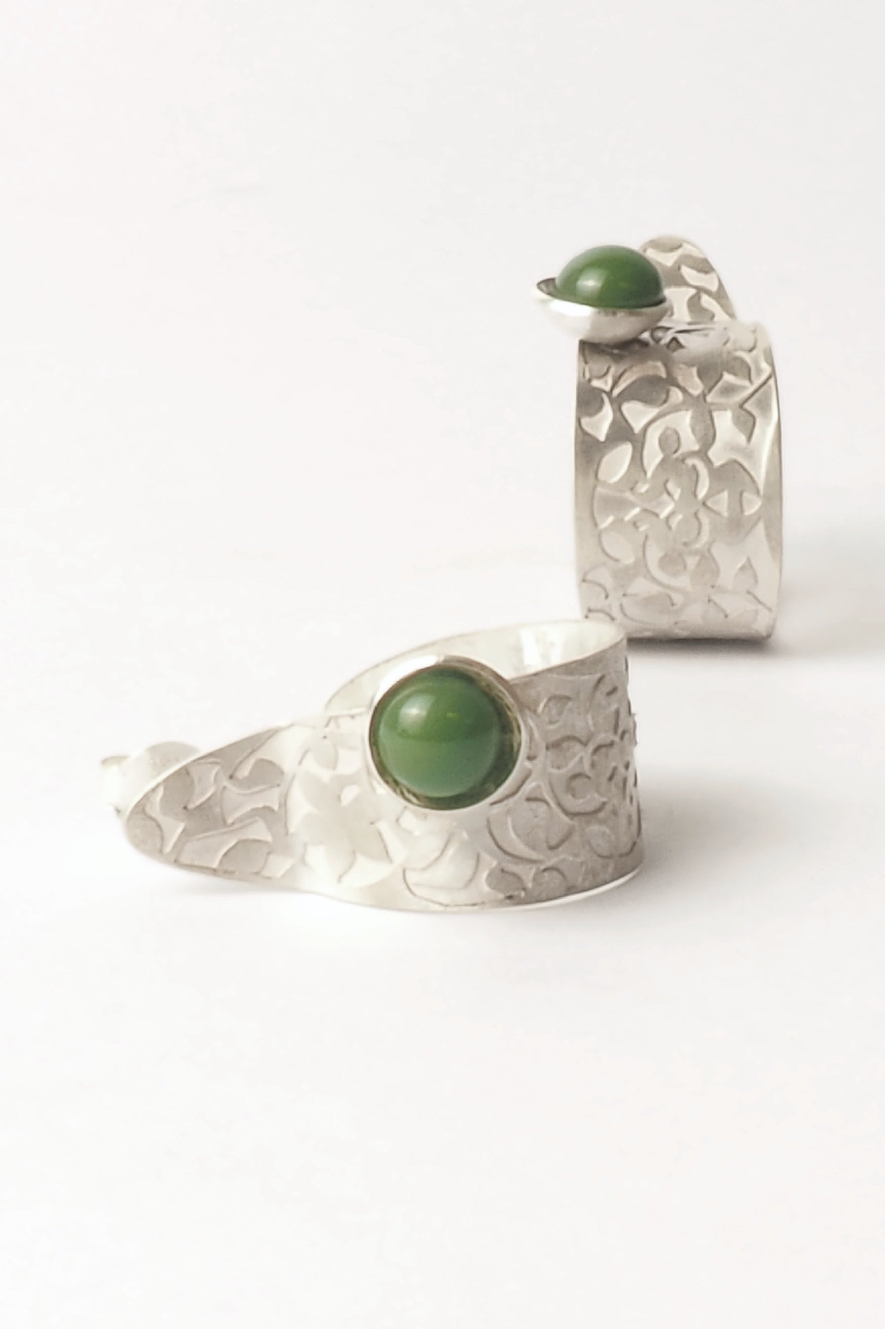 Aros Alhambra Detalle Palacios Nazaríes Verdes Plata